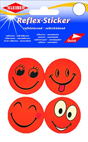 Reflex-Sticker Happy Face orange Kleiber von Kleiber