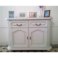 Shabby Chic Kommode Sideboard Schrank Landhausstil Nostalgie Vintage Weiß von Kleiddich