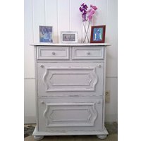 Shabby Chic Schuhschrank Kommode Schrank Sideboard Landhausstil Nostalgie Vintage von Kleiddich