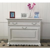 Shabby Chic Schuhschrank Truhe Schrank Kommode Landhausstil Nostalgie Vintage Weiß Shabby Chic Schuhschrank Truhe Schrank Kommode Landhausstil Nostalgie Vintage Weiß von Kleiddich