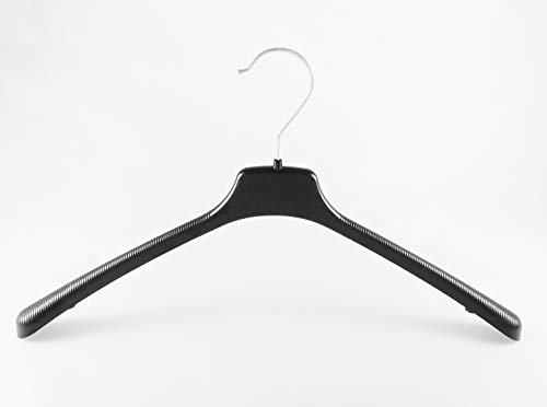 Kleiderbügel für Blusen und Hemden, 45 cm, schwarz, WA45b, NEU, 15 Stück von Kleiderbuegelshop24