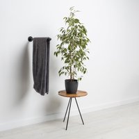 Handtuchhalterung Pin Sam - 50 cm Schwarz Badezimmer von KleidereisenGbR