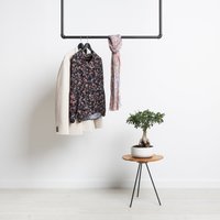 Kleiderstange Industriell Schwarz - Deckenmontiert Aufbaufertige Lieferung Frieda Garderobenstange Für Den Flur Kleiderstange Industriell Schwarz - Deckenmontiert Aufbaufertige Lieferung Frieda Garderobenstange Für Den Flur von KleidereisenGbR