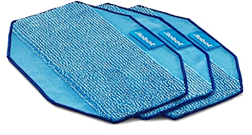 iRobot Originalteile - Originales Zubehör, Mikrofaserwischtücher (3X), Kompatibilität mit der Braava Jet 300 Serie, Blau, Weiß, 4409706 von iRobot