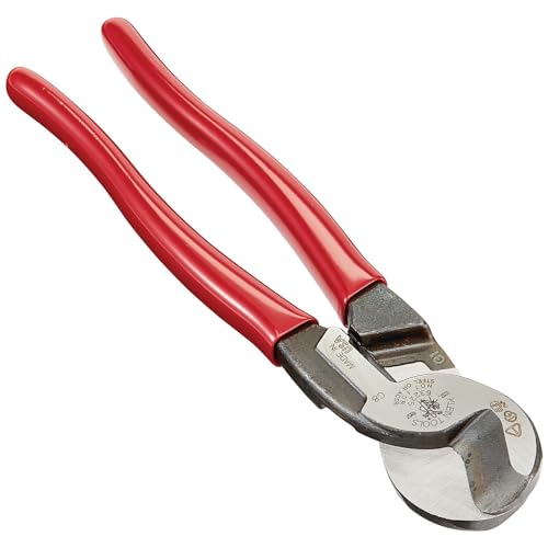 Klein Tools, 63225 Kabelschneider, 22,9 cm, hohe Hebelwirkung für Aluminium, Kupfer und Kommunikationskabel von KLEIN TOOLS