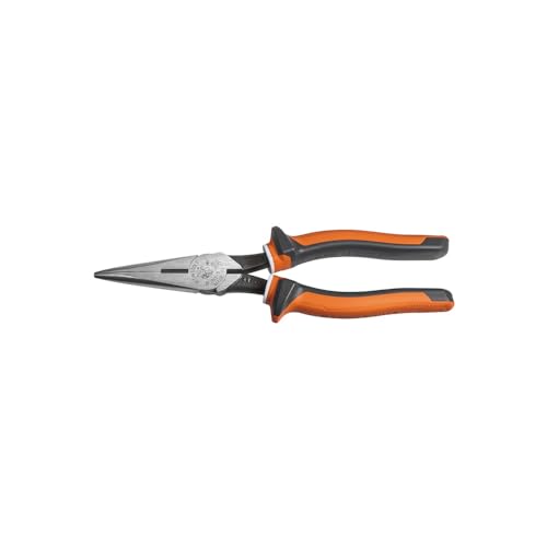 KLEIN TOOLS Isolierte Spitzzange mit Seitenschneider – 225 mm, schmal von Klein Tools