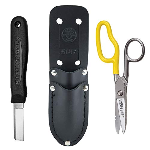 Klein Tools 46039 Kabelspleißer-Set mit Kabelspleißer, Elektriker-Messer und Free-Fall Snip von Klein Tools