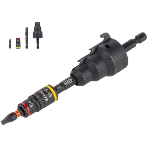 Klein Tools 85091HD Flip Socket Rohrreibahle, 3-in-1 Schlagzähwerkzeug für 1/2 Zoll, 3/4 Zoll, 1 Zoll Rohr, magnetischer Bithalter Klein Tools 85091HD Flip Socket Rohrreibahle, 3-in-1 Schlagzähwerkzeug für 1/2 Zoll, 3/4 Zoll, 1 Zoll Rohr, magnetischer Bithalter von Klein Tools