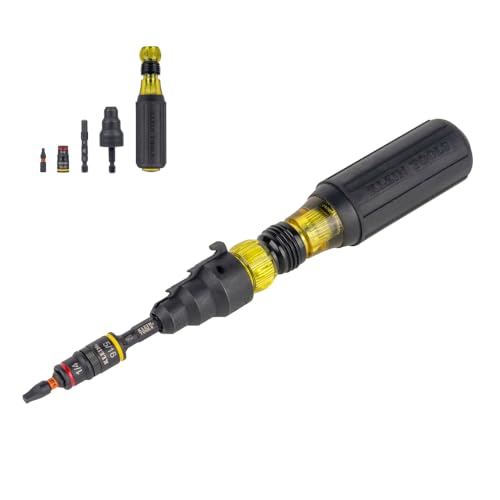 Klein Tools 85191HD Flip Socket Conduit Reamer Driver, 3-in-1 Schlagzähwerkzeug für 1/2 Zoll, 3/4 Zoll, 1 Zoll Rohr, integrierter Schnellverbindungsgriff mit magnetischem Bithalter Klein Tools 85191HD Flip Socket Conduit Reamer Driver, 3-in-1 Schlagzähwerkzeug für 1/2 Zoll, 3/4 Zoll, 1 Zoll Rohr, integrierter Schnellverbindungsgriff mit magnetischem Bithalter von Klein Tools