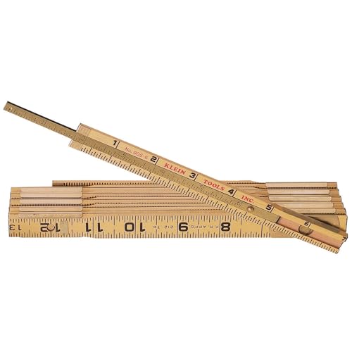Klein Tools 905-6 Wood Folding Rule with Extension by Klein von Klein Tools