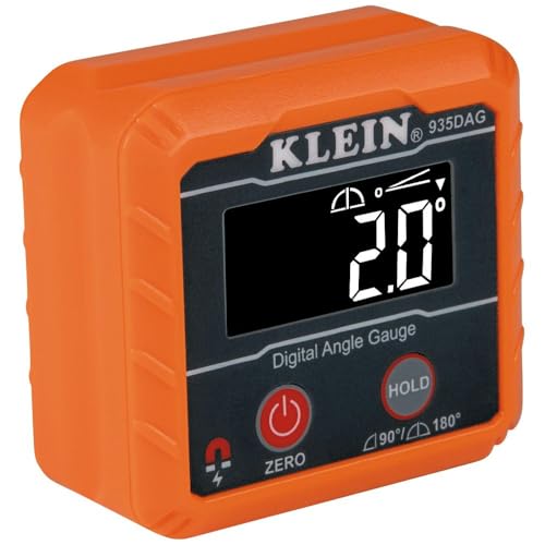 Klein Tools 935DAG Digitale elektronische Wasserwaage und Winkellehre, misst 0-90 und 0-180 Grad Bereiche, misst und stellt Winkel ein Klein Tools 935DAG Digitale elektronische Wasserwaage und Winkellehre, misst 0-90 und 0-180 Grad Bereiche, misst und stellt Winkel ein von KLEIN TOOLS
