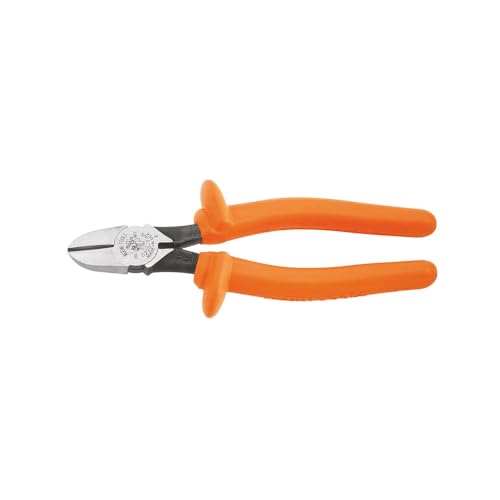 Klein Tools D220-7-INS Zange, isolierte Seitenschneidzange mit 1000 V Nenngriffen, 17,8 cm von KLEIN TOOLS