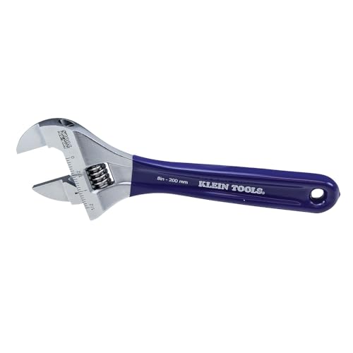 Klein Tools D86936 Rollgabelschlüssel, geschmiedet mit schlankerer Backe und hochglanzpoliertem Chrom-Finish, 20,3 cm von KLEIN TOOLS