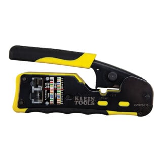 Klein Tools Daten-Crimpzange Pass-Thru™ mit Ratsche RJ45 RJ11 RJ12 von Klein Tools