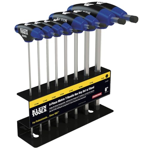 Klein Tools Journeyman T-Griff-Set, metrisch, 15,2 cm, 8-teilig JTH68M Klein Tools Journeyman T-Griff-Set, metrisch, 15,2 cm, 8-teilig JTH68M von Klein Tools