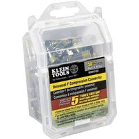 Klein Tools VDV812-612 F-Stecker Kompression Anschlüsse: F-Stecker 50St. von Klein Tools