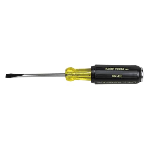 Klein Tools 602–4DD 4-Zoll Demolition Schraubendreher mit 1/4-Zoll Keystone, 602-4DD Klein Tools 602–4DD 4-Zoll Demolition Schraubendreher mit 1/4-Zoll Keystone, 602-4DD von Klein Tools