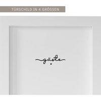 Gäste Schild, Türschild Aufkleber Gäste, Schild Für Gästezimmer, Schriftzug Gästehandtuch Deko Badezimmer, Vinylaufkleber von KleinWerk2