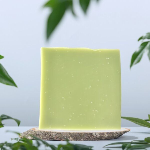 Kleine Auszeit Manufaktur Minze Zitrone Seife - vegan, palmölfrei und plastikfrei von Kleine Auszeit Manufaktur