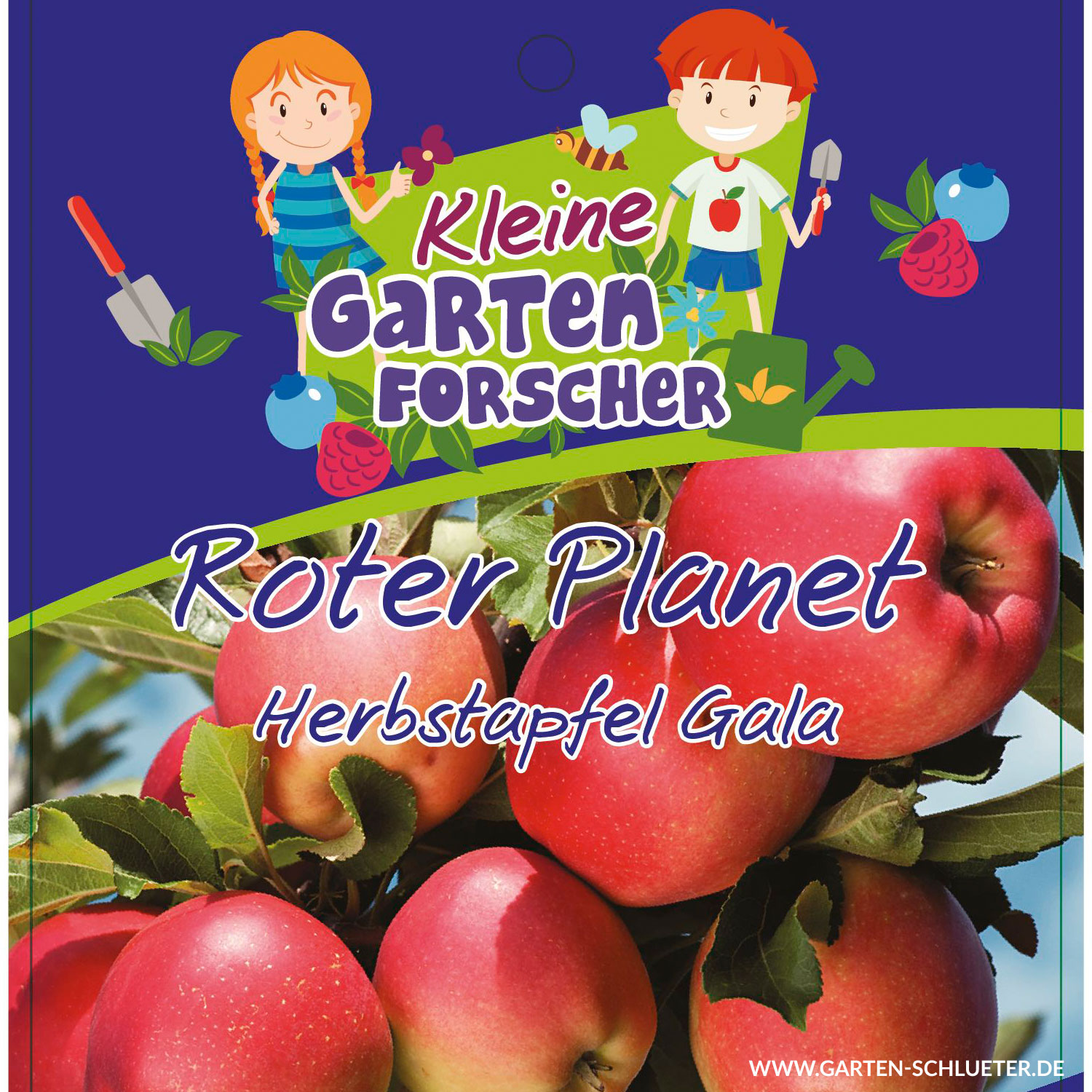 Apfel 'Roter Planet'  - Kleine Gartenforscher von Kleine Gartenforscher