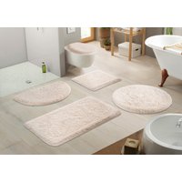 Kleine Wolke Badematte "Mellow", rutschhemmend beschichtet, schnell trocknend, Badteppich, Uni-Farben, rechteckig & rund erhältlich von Kleine Wolke