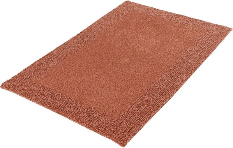 Badematte Cotone Kleine Wolke, Höhe 17 mm, beidseitig nutzbar, fußbodenheizungsgeeignet, Baumwolle, rechteckig, Badteppich, Uni Farben, reine Baumwolle, waschbar von Kleine Wolke