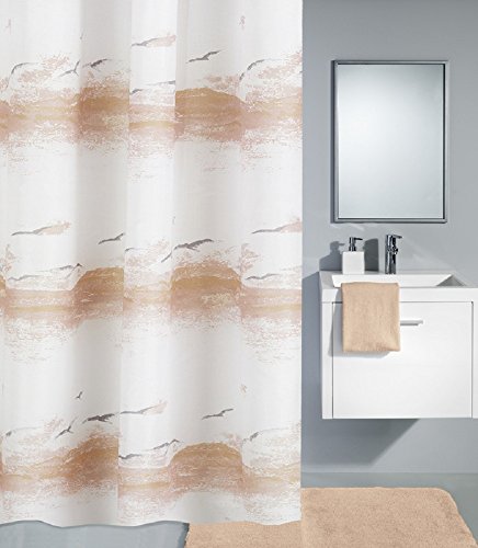 Kleine Wolke 0856312305 Duschvorhang Seaside, 180 x 200 cm, platane Kleine Wolke 0856312305 Duschvorhang Seaside, 180 x 200 cm, platane von Kleine Wolke