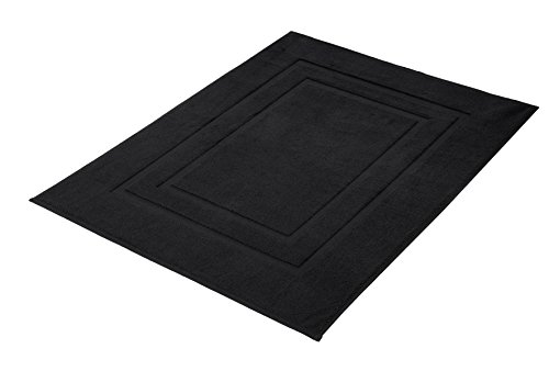 Kleine Wolke 3006114377 Plaza Badteppich 60 x 80 cm Baumwolle, schwarz, 20x20x5 cm Bridge von Kleine Wolke