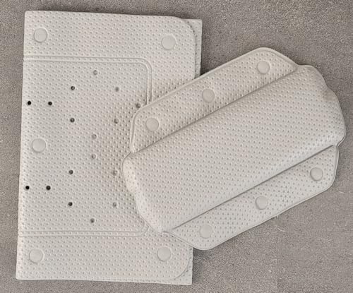 Kleine Wolke Wanneneinlagen-Set 2-teilig Calypso, 36 x 72 cm + 32 x22 cm, platin, Anthrazit Kleine Wolke Wanneneinlagen-Set 2-teilig Calypso, 36 x 72 cm + 32 x22 cm, platin, Anthrazit von Kleine Wolke