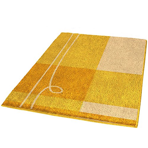 Kleine Wolke 4588573433 Tivoli Badematte aus Polyacryl Kanarienvogel gelb 50 x 60 cm von Kleine Wolke