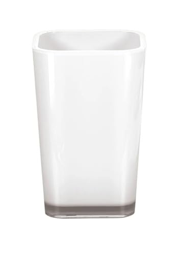 Kleine Wolke 5061114852 Easy Zahnputzbecher, schnee weiß, 72x111 mm, Schneeweiß von Kleine Wolke