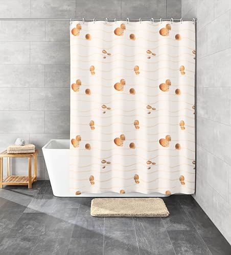 Kleine Wolke 5163216305 Duschvorhang Miami, 180 x 200 cm, beige von Kleine Wolke