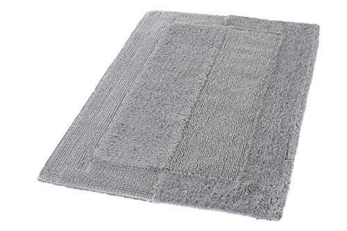 Kleine Wolke 5418146225 Badteppich Havanna, 70 x 120 cm, silbergrau von Kleine Wolke