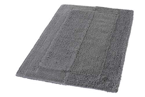 Kleine Wolke 5418905453 Badteppich Havanna, 85 x 150 cm, schiefer, Anthrazit von Kleine Wolke