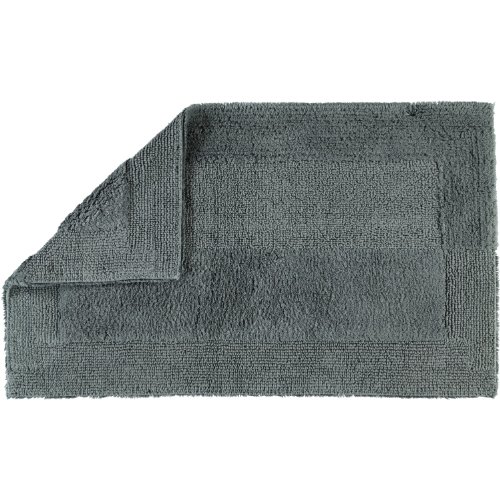 Kleine Wolke Havanna Badteppich, Baumwolle, Anthrazit, 1 cm, 55x65 cm von Kleine Wolke