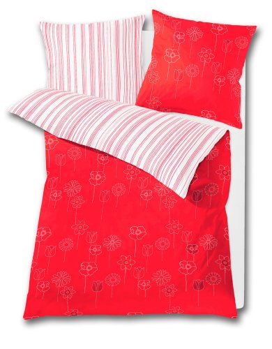 Kleine Wolke 6042468954 Bettwäsche Fiorella 155 x 220 cm und 80 x 80 cm 2-teilig Granat Kleine Wolke 6042468954 Bettwäsche Fiorella 155 x 220 cm und 80 x 80 cm 2-teilig Granat von Kleine Wolke