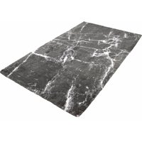 Kleine Wolke Badematte "Como", rutschhemmend beschichtet, fußbodenheizungsgeeignet, Badteppich, modernes Marmor Design, waschbar von Kleine Wolke