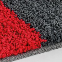 Kleine Wolke Badematte ""Dynamic"" Höhe 20 mm rutschhemmend beschichtet fußbodenheizungsgeeignet Badteppich, modernes Design von Kleine Wolke