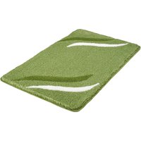 Kleine Wolke Badematte "Florenz", rutschhemmend beschichtet, fußbodenheizungsgeeignet, Badteppich, Wellen Design, Melange Optik, waschbar von Kleine Wolke