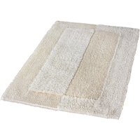 Kleine Wolke Badematte "Havanna", fußbodenheizungsgeeignet, Badteppich, Uni Farben, Hoch-Tief Effekt, mit Bordüre von Kleine Wolke
