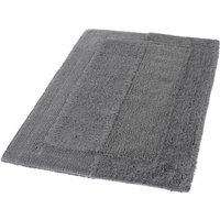 Kleine Wolke Badematte "Havanna", fußbodenheizungsgeeignet, Badteppich, Uni Farben, Hoch-Tief Effekt, mit Bordüre von Kleine Wolke