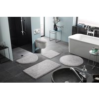 Kleine Wolke Badematte "Mellow", rutschhemmend beschichtet, schnell trocknend, Badteppich, Uni-Farben, rechteckig & rund erhältlich von Kleine Wolke