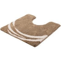 Kleine Wolke Badematte ""Mystic"" Höhe 25 mm rutschhemmend beschichtet fußbodenheizungsgeeignet Badteppich, modernes Design, Hoch-Tief Effekt, rechteckig & rund von Kleine Wolke