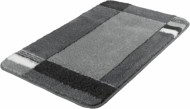 Kleine Wolke Badematte Padova, Höhe 20 mm, rutschhemmend beschichtet, fußbodenheizungsgeeignet, Kunstfaser, Badteppich, modernes Design, mit Bordüre, Kundenliebling von Kleine Wolke