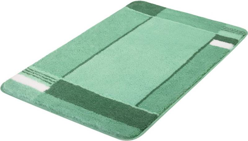 Kleine Wolke Badematte Padova, Höhe 20 mm, rutschhemmend beschichtet, fußbodenheizungsgeeignet, Kunstfaser, rechteckig, Badteppich, modernes Design, mit Bordüre, Kundenliebling von Kleine Wolke