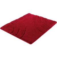 Kleine Wolke Badematte ""Saturn"" Höhe 25 mm rutschhemmend beschichtet fußbodenheizungsgeeignet Badteppich, Uni Farben, modernes Design, Hoch-Tief Effekt von Kleine Wolke