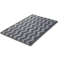 Kleine Wolke Badematte ""Zack"" Höhe 20 mm rutschhemmend beschichtet fußbodenheizungsgeeignet Badteppich, modernes Zickzack Design, Ton in Ton Kleine Wolke Badematte ""Zack"" Höhe 20 mm rutschhemmend beschichtet fußbodenheizungsgeeignet Badteppich, modernes Zickzack Design, Ton in Ton von Kleine Wolke