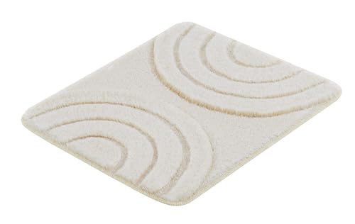 Kleine Wolke Badteppich, Polyacryl, Sandbeige, 55x65cm von Kleine Wolke