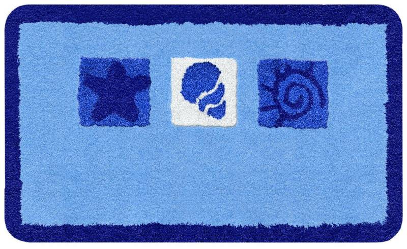 Kleine Wolke Badteppich Beach azur, 55 x 65 cm von Kleine Wolke