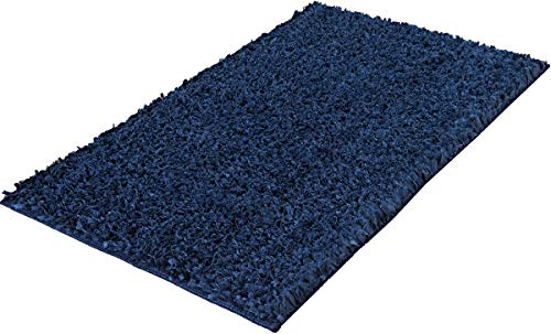 Kleine Wolke Badteppich Delight, Dunkelblau 70x120 cm blau von Kleine Wolke